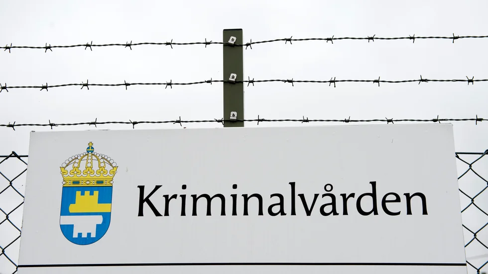 Fängelset i Kalmar har drabbats av ett stort utbrott av covid-19. Bilden är tagen vid ett annat fängelse. Arkivbild.