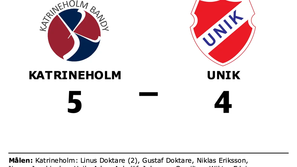 Katrineholm vann mot Unik