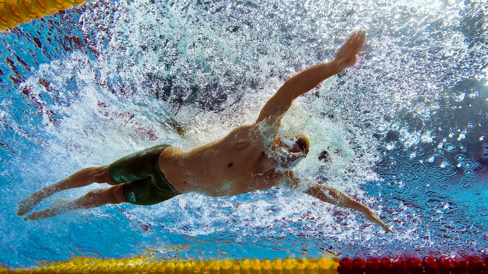 Brenton Rickard kan bli av med en OS-medalj simning för doping. Arkivbild.