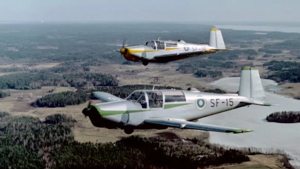 Saab Safir firar 75 år. Planet, som bland annat användes som skolflygplan, producerades fram till 1966. 