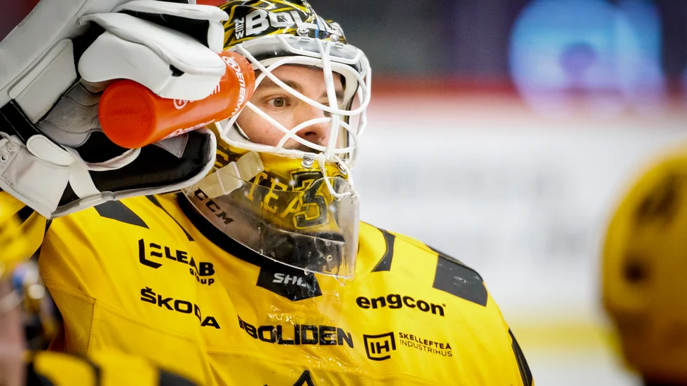 Gustaf Lindvall vaktar kassen mot Linköping i afton.