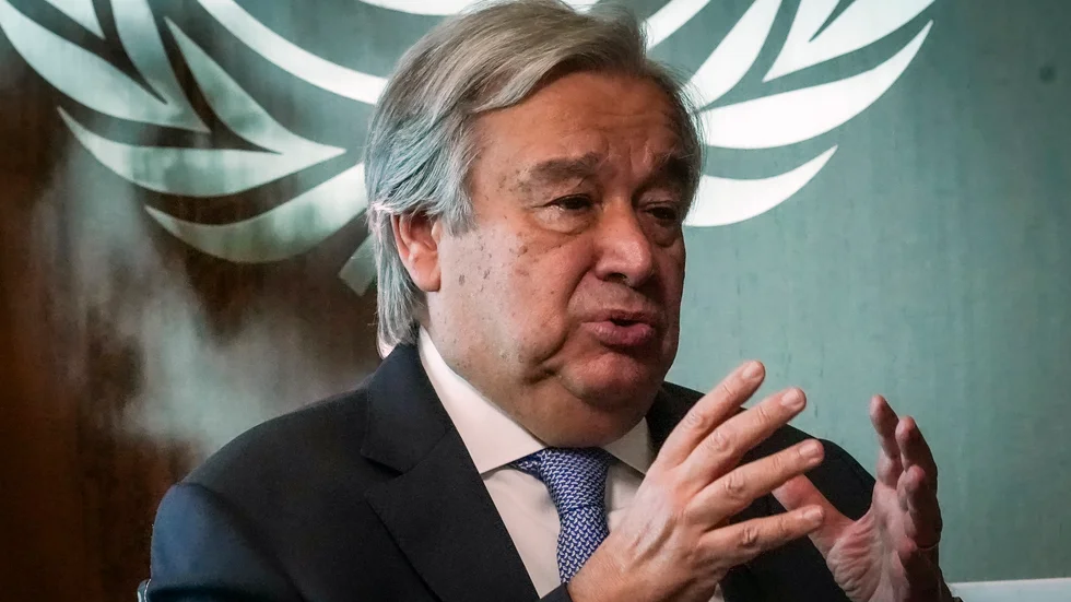FN:s generalsekreterare António Guterres. Arkivbild.