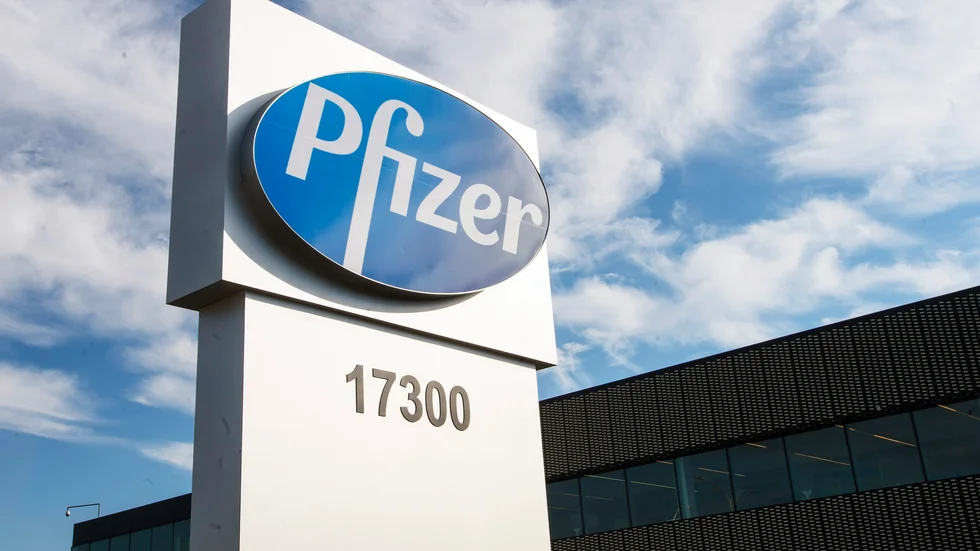 Det amerikanska läkemedelsbolag Pfizer utvecklar det nya vaccinet tillsammans med tyska Biontech. Arkivbild.