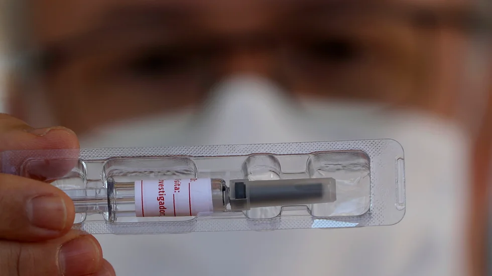 Försök med det kinesiska vaccinet Sinovac stoppas i Brasilien. Arkivbild.