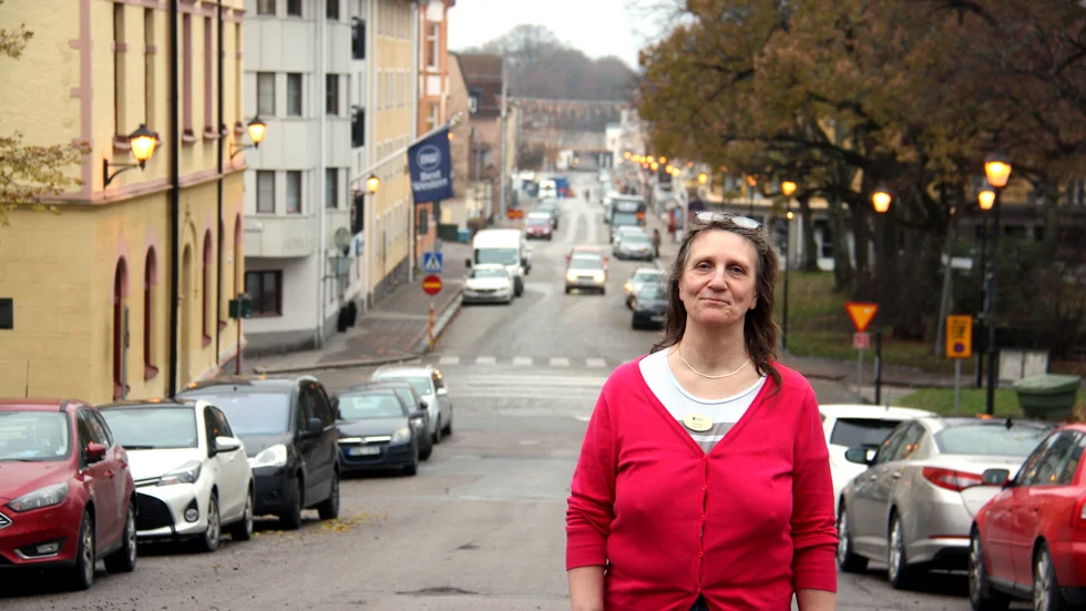 Birgit Stare, ordförande för Lärarförbundet i Enköping, ser trånga skolutrymmen som ett stort pandemiproblem.