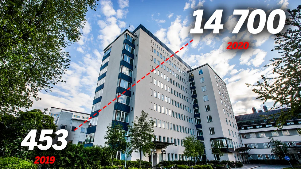 De digitala vårdbesöken har skjutit i höjden under coronapandemin.
