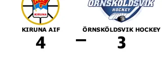 Underläge i tredje perioden - då vände Kiruna AIF och vann
