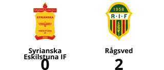 Förlust på hemmaplan för Syrianska Eskilstuna IF mot Rågsved