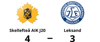 Bra start för Skellefteå AIK J20 – seger mot Leksand
