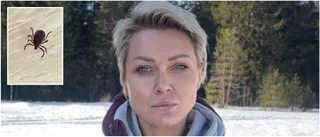 Fästingskräck i mars – Tekla, 35, förvånas över tidiga fyndet
