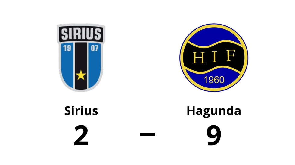 IK Sirius IBK förlorade mot Hagunda