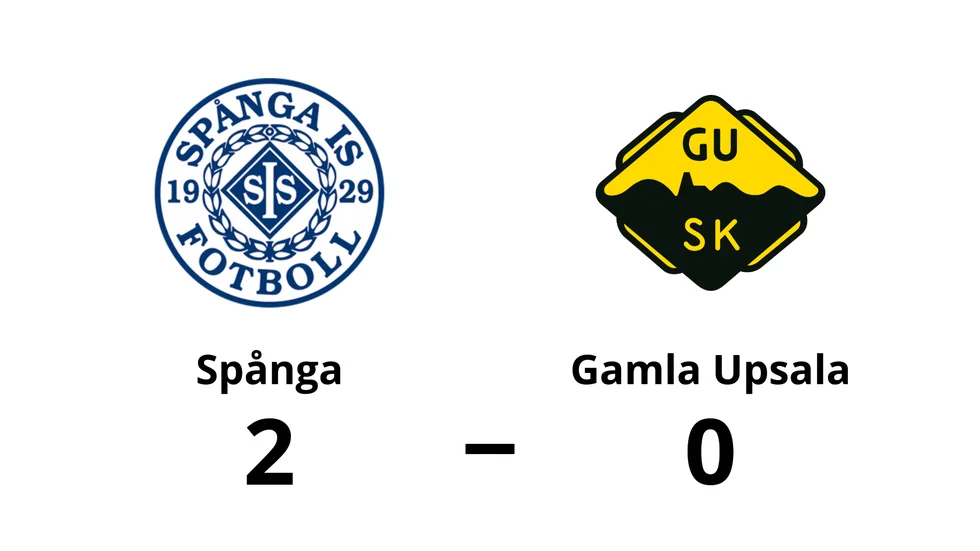 Spånga IS FK vann mot Gamla Upsala SK