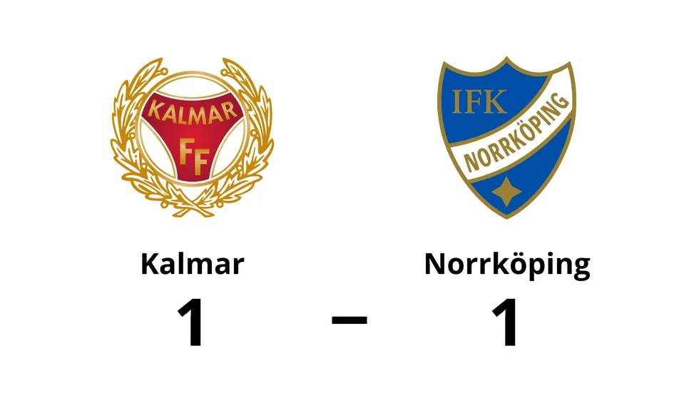 Kalmar spelade lika mot IFK Norrköping FK