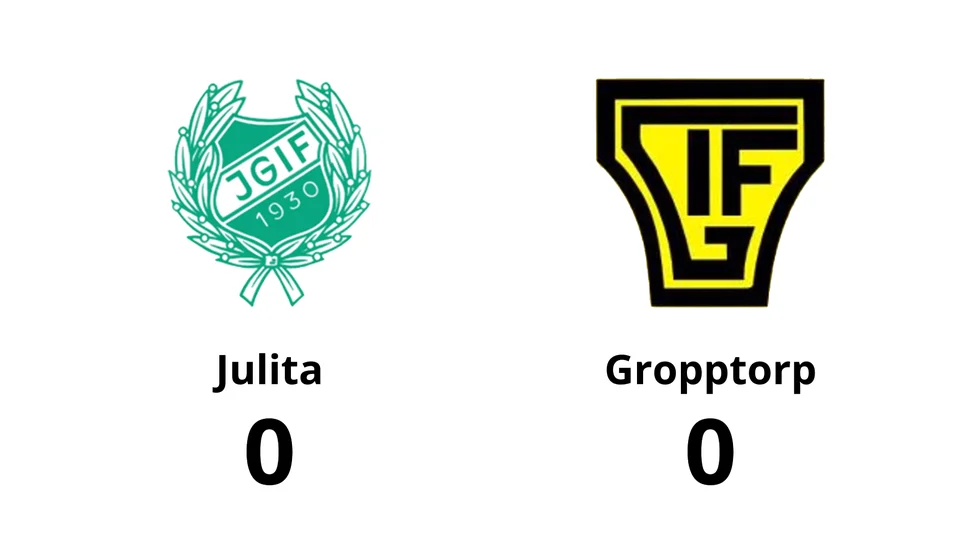 Julita GoIF spelade lika mot Gropptorps IF