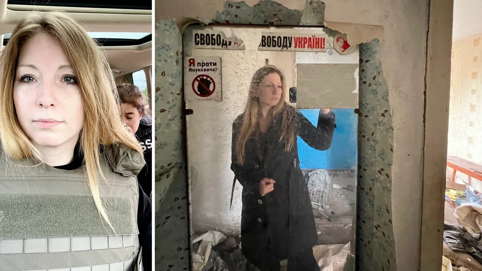 "Ryssland dödade henne men i den här boken är hennes röst så stark. Hon tydliggör de ryska brotten, inte bara från i år utan från det senaste århundradet", säger redaktören Tetiana Teren om sin vän och kollega Victoria Amelina (bilderna).
