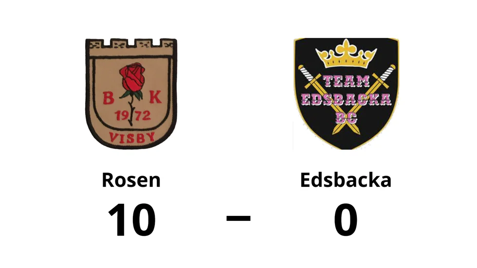 BK Rosen vann mot Team Edsbacka BC