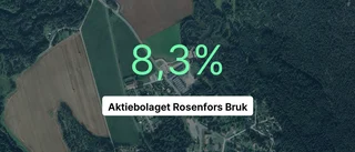Ingen i branschen matchade omsättning för Aktiebolaget Rosenfors Bruk