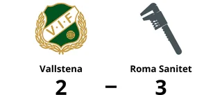 3-2 för Roma Sanitet mot Vallstena