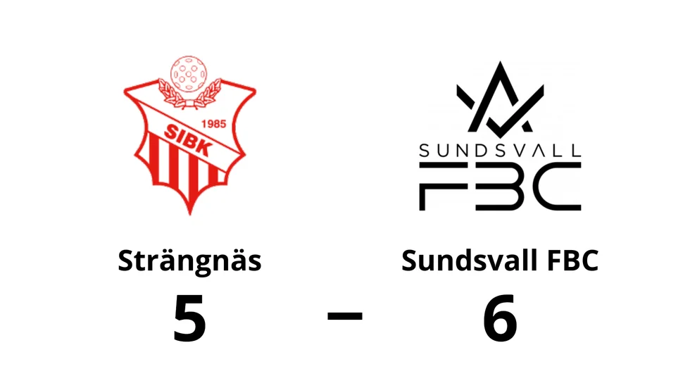 Strängnäs förlorade mot Sundsvall FBC