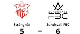 Strängnäs förlorare efter förlängning mot Sundsvall FBC