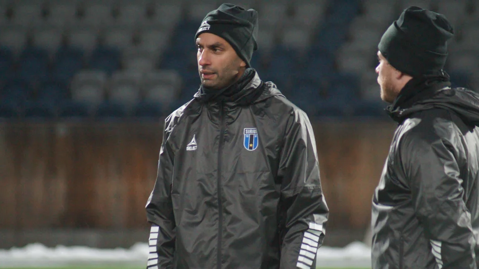 Sirius tränare Andreas Engelmark.