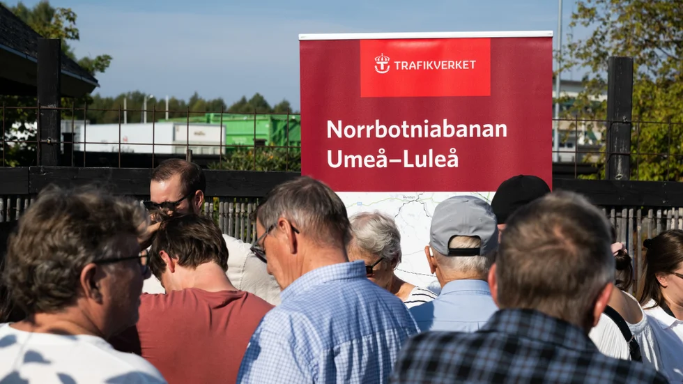 Trafikverket fanns på plats för att lyssna på synpunkter och besvara frågor.