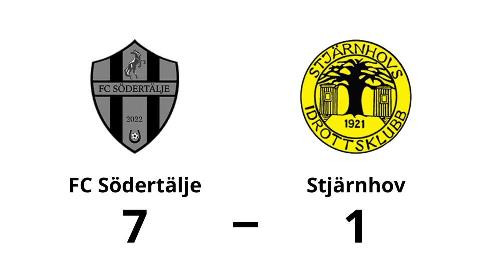 FC Södertälje vann mot Stjärnhovs IK