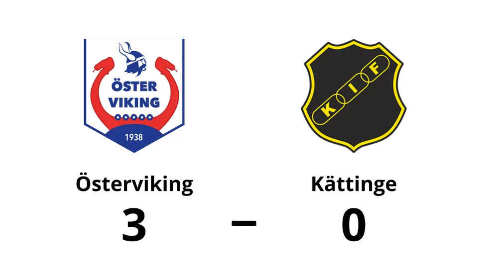IK Österviking vann mot Kättinge IF