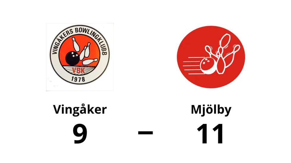 Vingåkers BK förlorade mot BK Mjölby Bowling