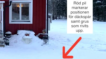 Polisen har gjort en teknisk undersökning av den misstänkta brottsplatsen.