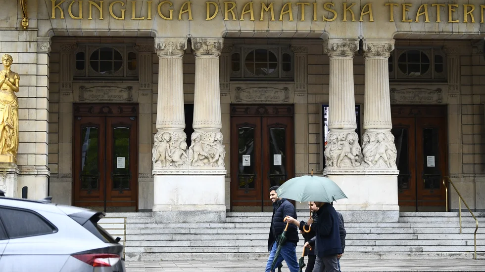 Ett trasigt sprinklersystem orsakade problem på Dramaten. Arkivbild.