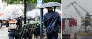 Nu kommer ovädret – en månads regn på tre dagar 