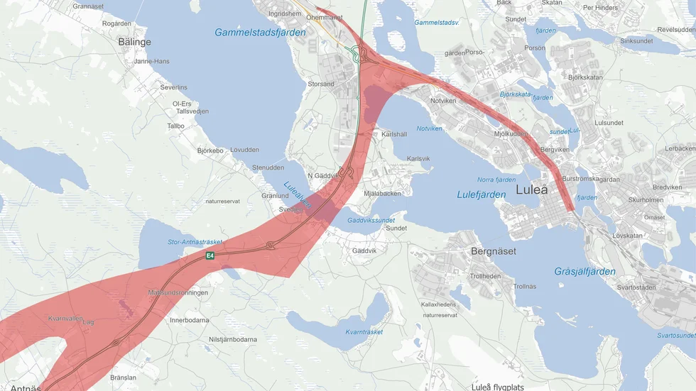 Här är Trafikverkets val. Den statliga myndigheten förordar det västra alternativet för Norrbotniabanans infart till Luleå. Det förutsätter en ny bro i Gäddvik över Luleälven. Nu skickas Trafikverkets rapport ut på remiss till kommuner, länsstyrelser, näringsliv och sjöfart.