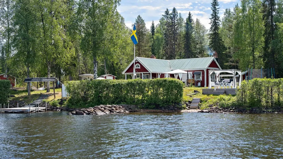 Stugan på Fälesön i Nyborgs skärgård blev mest klickad på Hemnet förra veckan.