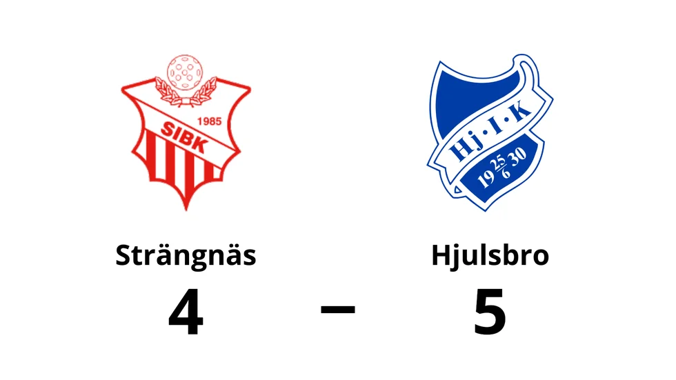 Strängnäs IBK förlorade mot Hjulsbro IK