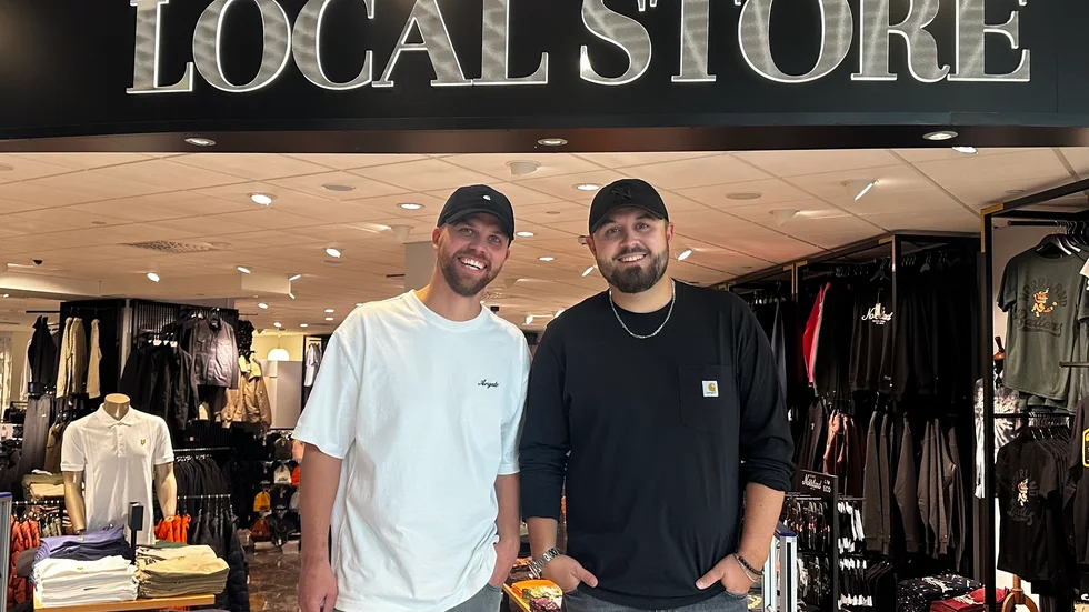 Johnny Hedlund och Alexander Nordlund satsar stort i Umeå med sitt The Local Store.