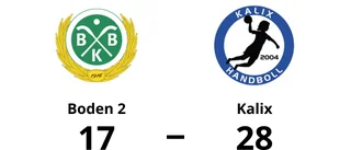 Kalix vann klart borta mot Boden 2