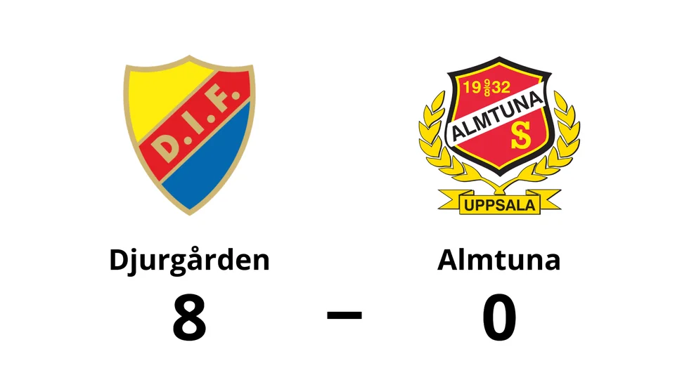 Djurgårdens IF vann mot Almtuna