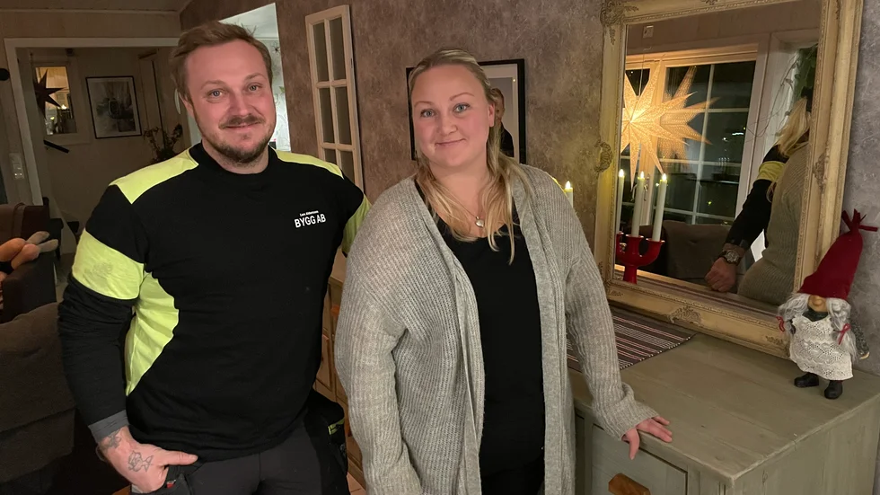 Sebastian Rydqvist och Caroline Djerf. 
