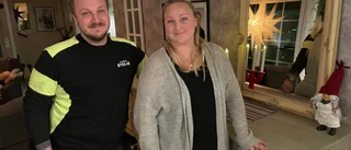 Caroline och Sebastian bor i en gammal speceriaffär i Västervik
