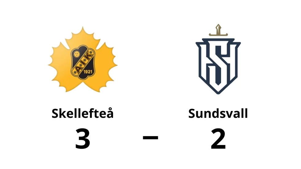 Skellefteå AIK vann mot IF Sundsvall Hockey
