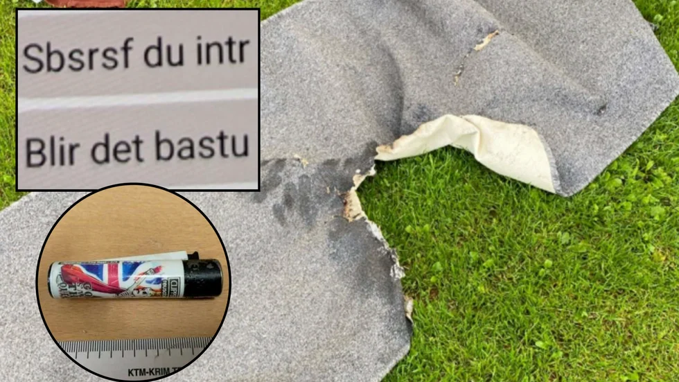 Mannen skickade det här sms:et till kvinnan innan han satte eld på hennes dörrmatta.