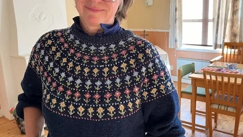Anna Ericsson berättade om russen på Lojsta hed.