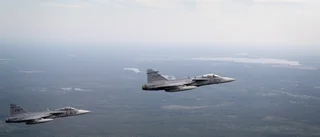 Svenska stridsplan i insats mot ryskt militärflyg över Östersjön