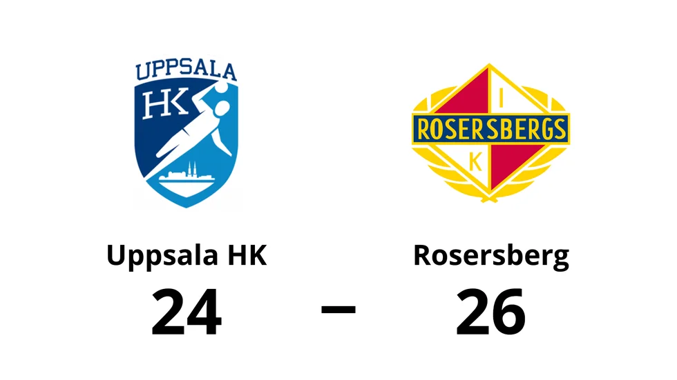 Uppsala HK förlorade mot Rosersbergs IK