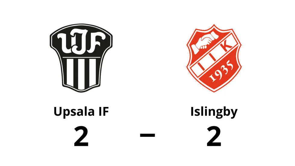 Upsala IF Fotboll spelade lika mot Islingby