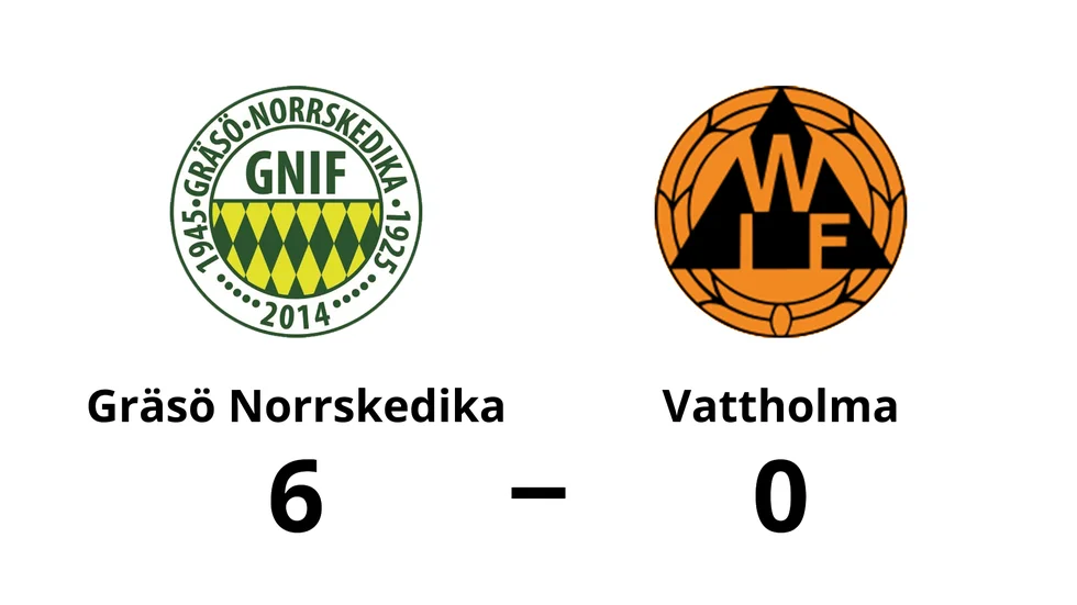 Gräsö Norrskedika IF vann mot Vattholma IF
