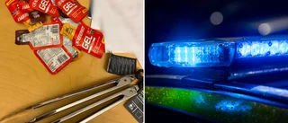 Snattarens byte: kött, grilltänger och energigel
