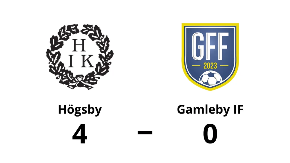 Högsby IK vann mot Gamleby IF