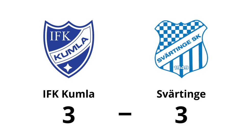 IFK Kumla spelade lika mot Svärtinge